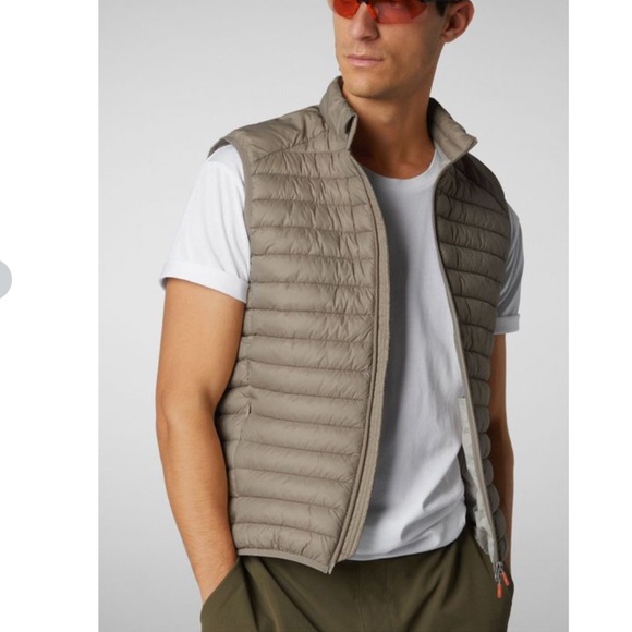 Save the Duck Men’s Bodywarmer Down Vest in Adamus Grey - Picture 2 of 9